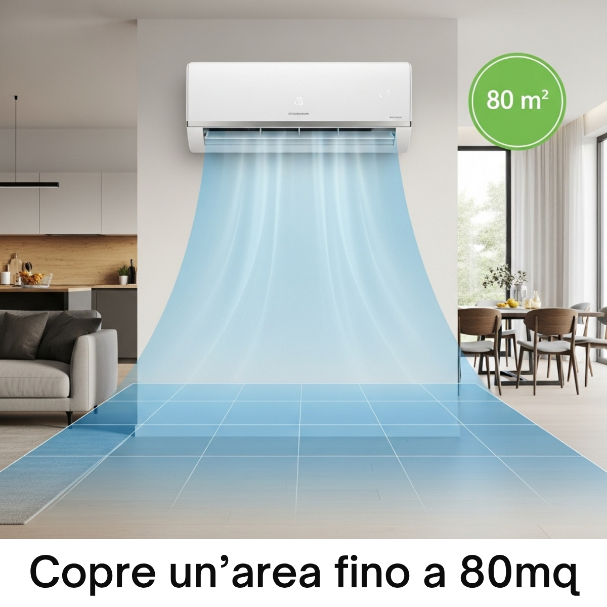 -50% | Condizionatore Portatile Senza Tubi - Raffredda, Riscalda, Purifica fino a 80 metri quadrati