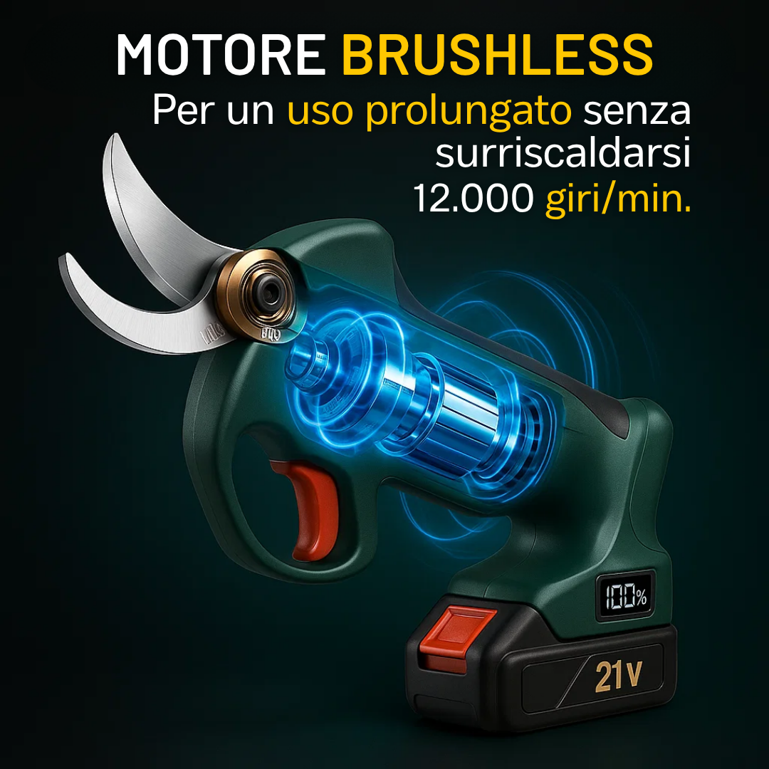 Cesoie A Batteria Senza Fili 21V - Accessori inclusi