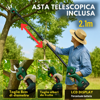 Cesoie A Batteria Senza Fili 21V - Accessori inclusi