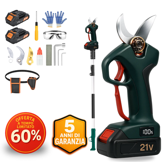 Cesoie A Batteria Senza Fili 21V - Accessori inclusi
